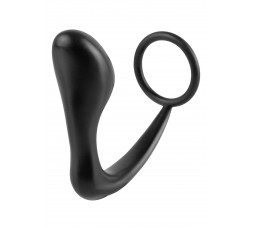 Sexy Shop Online I Trasgressivi - Stimolatore Prostatico Classico - Ass-Gasm Cockring Plug Black - Pipedream