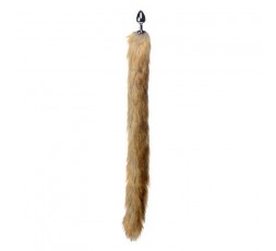 Sexy Shop Online I Trasgressivi - Plug con Coda - Plug con Coda Extra Long Mink Tail Metal Anal Plug - Tailz