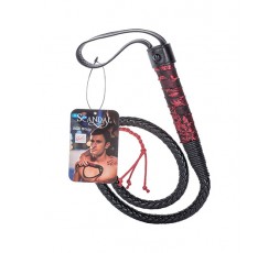 Sexy Shop Online I Trasgressivi - Fruste e Paddle - Scandal Bull Whip Black - California Exotics