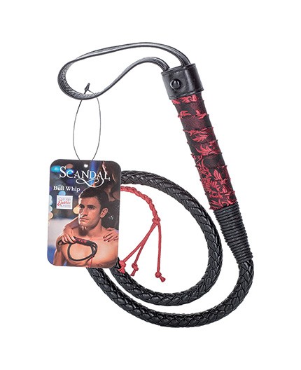 Sexy Shop Online I Trasgressivi - Fruste e Paddle - Scandal Bull Whip Black - California Exotics