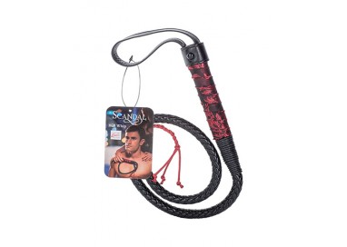 Fruste e Paddle - Scandal Bull Whip Black - California Exotics