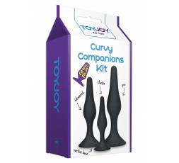 Sexy Shop Online I Trasgressivi - Kit e Set - Curvy Companions Kit 3Pcs Black - ToyJoy