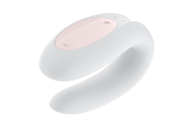 Toy Coppia Design - Double Joy Bianco - Satisfyer Toy Coppia Design - Double Joy Bianco - Satisfyer
