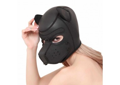 Maschera BDSM - Maschera Da Cane Nera