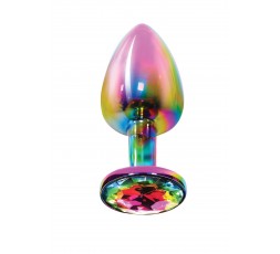 Sexy Shop Online I Trasgressivi - Plug Anale In Metallo - Twilight Booty Jewel Small Multicolor - ToyJoy