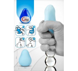 sexy shop online i trasgressivi Masturbatore Design - G-Egg Masturbator Blue - G-vibe