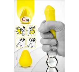 sexy shop online i trasgressivi Masturbatore Design - G-Egg Masturbator Yellow - G-vibe