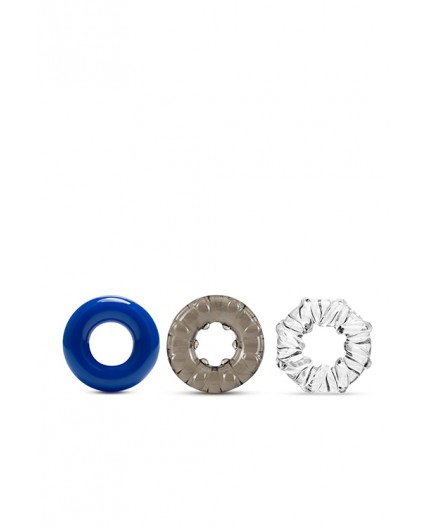 Sexy Shop Online I Trasgressivi Anelli Fallici - STAY HARD TRIPLE STRETCH 3PACK COCKRINGS - Blush Sexy Shop Online I Trasgressivi Anelli Fallici - STAY HARD TRIPLE STRETCH 3PACK COCKRINGS - Blush