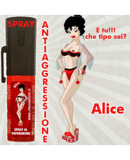 LEGITTIMA DIFESA SPRAY ANTIAGGRESSIONE - Alice LEGITTIMA DIFESA SPRAY ANTIAGGRESSIONE - Alice