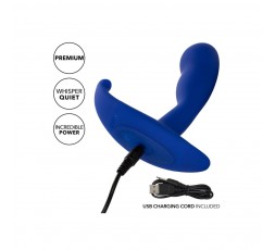 Sexy Shop Online I Trasgressivi - Stimolatore Prostatico Vibrante - Admiral Advanced Curved Probe Blue - California Exotics