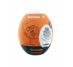 sexy shop online i trasgressivi Masturbatore Design - Crunchy Masturbation Egg - Satisfyer