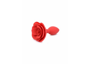 Plug Anale Classico - Booty Bloom Silicone Rose Anal Plug - TOY OUTLET
