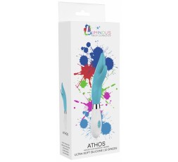 Sexy Shop Online I Trasgressivi - Vibratore Design - Athos Ultra Soft Silicone Turqiose