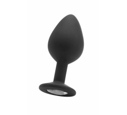 Sexy shop I Trasgressivi - Plug Anale Classico - Large Diamond Butt Plug Black