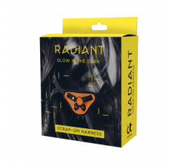 Sexy Shop Online I TRASGRESSIVI - RADIANT STRAP-ON GLOW IN THE DARK ORANGE - DREAMTOYS