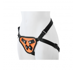 Sexy Shop Online I TRASGRESSIVI - RADIANT STRAP-ON GLOW IN THE DARK ORANGE - DREAMTOYS