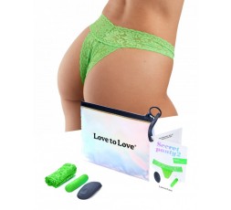 LOVE TO LOVE - SECRET PANTY 2 - PANTY VIBRATOR WITH REMOTE CONTROL - GREEN-sexyshop-itrasgressivi-shoponline