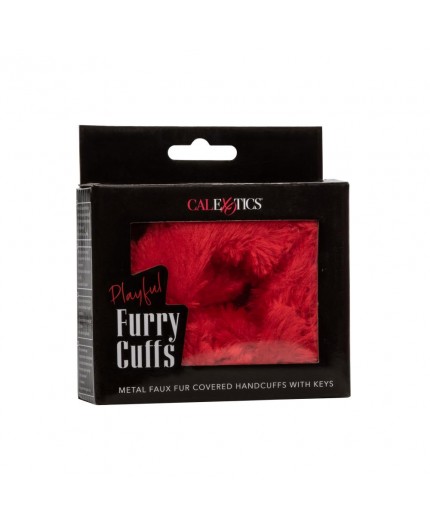 sexy shop online itrasgressivi - California Exotics Playful Furry Cuffs Red sexy shop online itrasgressivi - California Exotics Playful Furry Cuffs Red