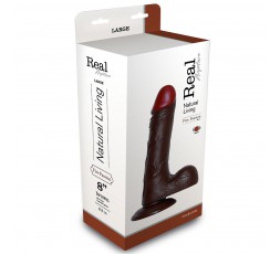 Sexy Shop Online I Trasgressivi - Fallo Realistico Dildo Vibrante - Fire Passion 8" Brown Real Rapture - Toyz4Lovers