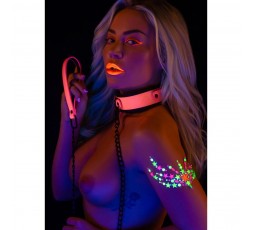 Collar and Chain Leash Pink - sexy shop - i trasgressivi - shop on line