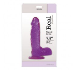 Sexy Shop Online I Trasgressivi - Fallo Realistico Dildo - Earth Flavour 7,5" Jelly Viola Real Rapture - Toyz4Lovers