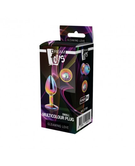 GLEAMING LOVE MULTICOLOUR PLUG SMALL - sexyshop-itrasgressivi.it-shoponline