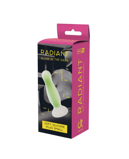 RADIANT SOFT SILICONE GLOW IN THE DARK PLUG SMALL GREEN - SEXY SHOP - ITRASGRESSIVI- SHOP ON LINE RADIANT SOFT SILICONE GLOW IN THE DARK PLUG SMALL GREEN - SEXY SHOP - ITRASGRESSIVI- SHOP ON LINE