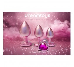 GLEAMING LOVE PEARL PINK PLUG medium - sexyshop -itrasgressivi - shoponline