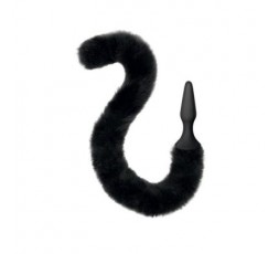 Sweet Caress - Plug con Coda Gatta - Nero