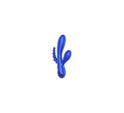 Vibratore Triple Love blu