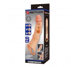 Extension Penis Sleeve 11" Color carne