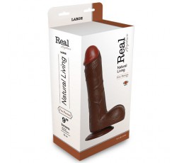 Sexy Shop Online I Trasgressivi - Fallo Realistico Dildo Vibrante - Fire Passion 8.5" Brown Real Rapture - Toyz4Lovers