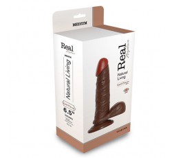 Sexy Shop Online I Trasgressivi - Fallo Realistico Dildo Vibrante - Earth Flavour 6,5" Brown Real Rapture - Toyz4Lovers