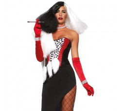 Sexy Shop Online I Trasgressivi - Halloween Donna - Costume Da Diva Crudelia - Leg Avenue