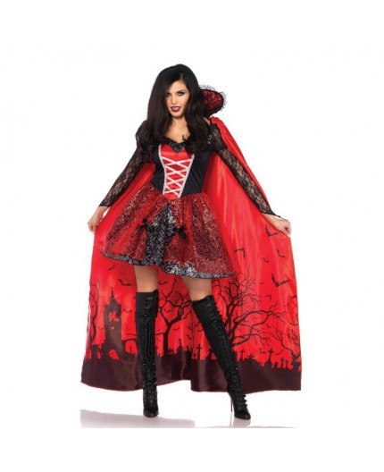 Sexy Shop Online I Trasgressivi - Halloween Donna - Mantello Da Vampira - Leg Avenue