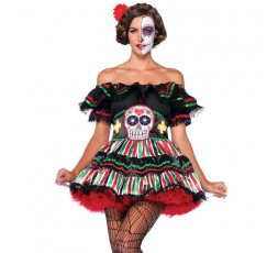 Sexy Shop Online I Trasgressivi - Halloween Donna - Day Of The Dead Doll - Leg Avenue