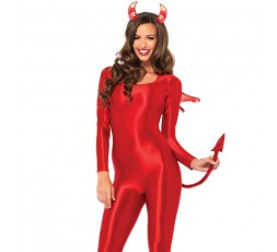 Sexy Shop Online I Trasgressivi - Halloween Donna - Costume Da Diavoletto Rosso - Leg Avenue