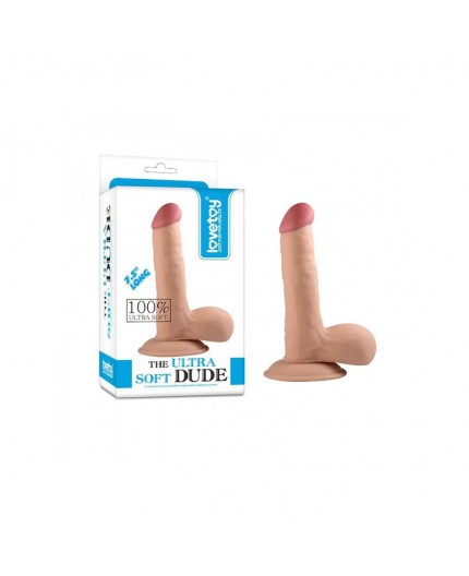 Sexy Shop Online I Trasgressivi - Fallo Realistico Dildo - The Ultra Soft Dude 7.5" Flesh - LoveToy