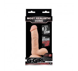 Sexy Shop Online I Trasgressivi - Fallo Realistico Dildo - G Girl Style Supreme 6.5" Flesh - NMC