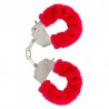 Sexy Shop Online I Trasgressivi - Costrittivo - Manette Furry Fun Cuffs Rosse - Toy Joy