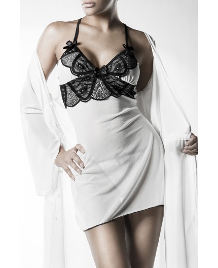 Sexy Shop Online I Trasgressivi - Sexy Lingerie - Set Intimo Fetish 3 Pezzi Baby Doll - Grey Velvet