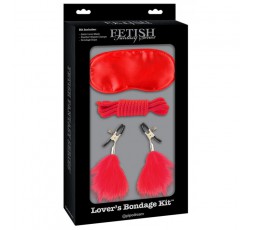 Sexy Shop Online I Trasgressivi - Kit BDSM - Kit Lover's Bondage Rosso - Pipedream