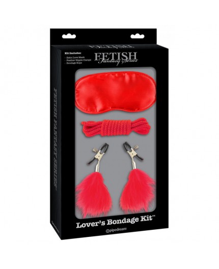 Sexy Shop Online I Trasgressivi - Kit BDSM - Kit Lover's Bondage Rosso - Pipedream