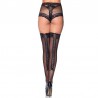 Sexy Shop Online I Trasgressivi - Sexy Lingerie - Set Slip & Autoreggenti Rete - Leg Avenue