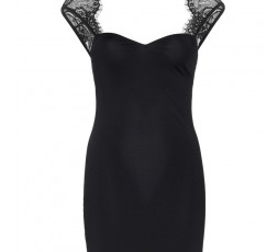 Sexy Shop Online I Trasgressivi - Abito Sexy - Mini Abito Nero Spandex Mini Dress - Leg Avenue