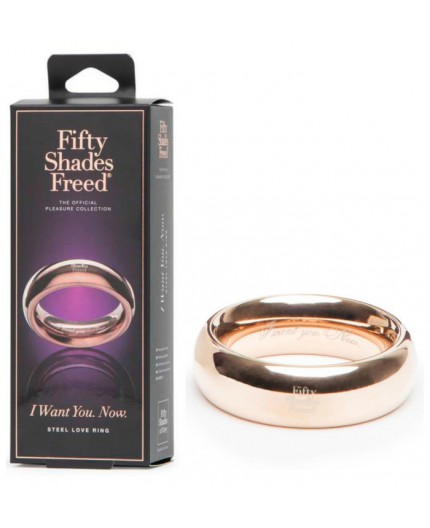 Sexy Shop Online I Trasgressivi - Anello Fallico - Steel Love Ring - Fifty Shades Of Grey