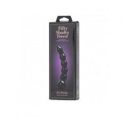 Sexy Shop Online I Trasgressivi - Dildo Anale In Vetro - It’s Divine Beaded Glass Wand - Fifty Shades Of Grey