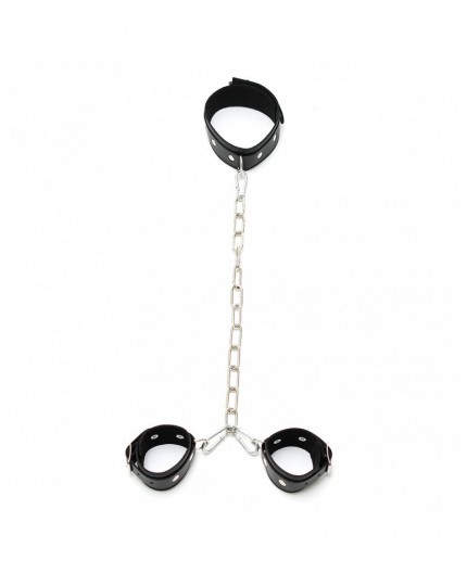 Sexy Shop Online I Trasgressivi - Costrittivo - Collare E Polsini Con Catena - Rimba Sexy Shop Online I Trasgressivi - Costrittivo - Collare E Polsini Con Catena - Rimba