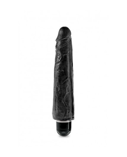 Sexy Shop Online I Trasgressivi - Fallo Realistico Dildo Vibrante - King Cock 9" Vibrating Stiffy Black - Pipedream