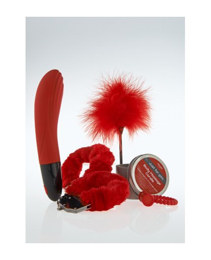 Sexy Shop Online I Trasgressivi - Kit BDSM - Just For You Luxe Box No.4 Red - Toy Joy